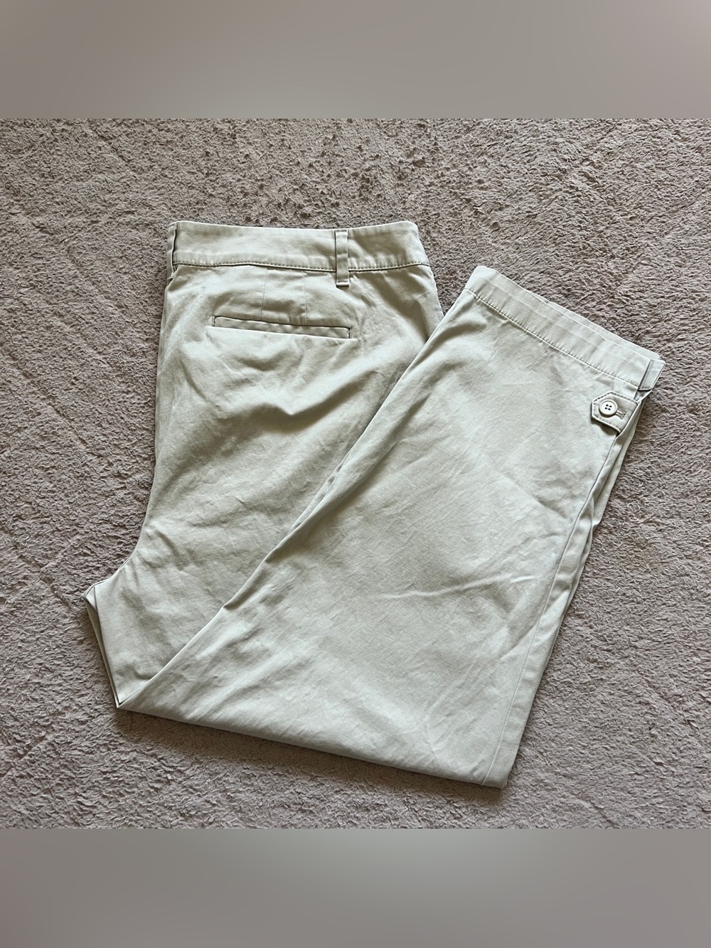 Talbots Perfect Crop Pants Minimalist High Rise Old Money Capsule Sz 16